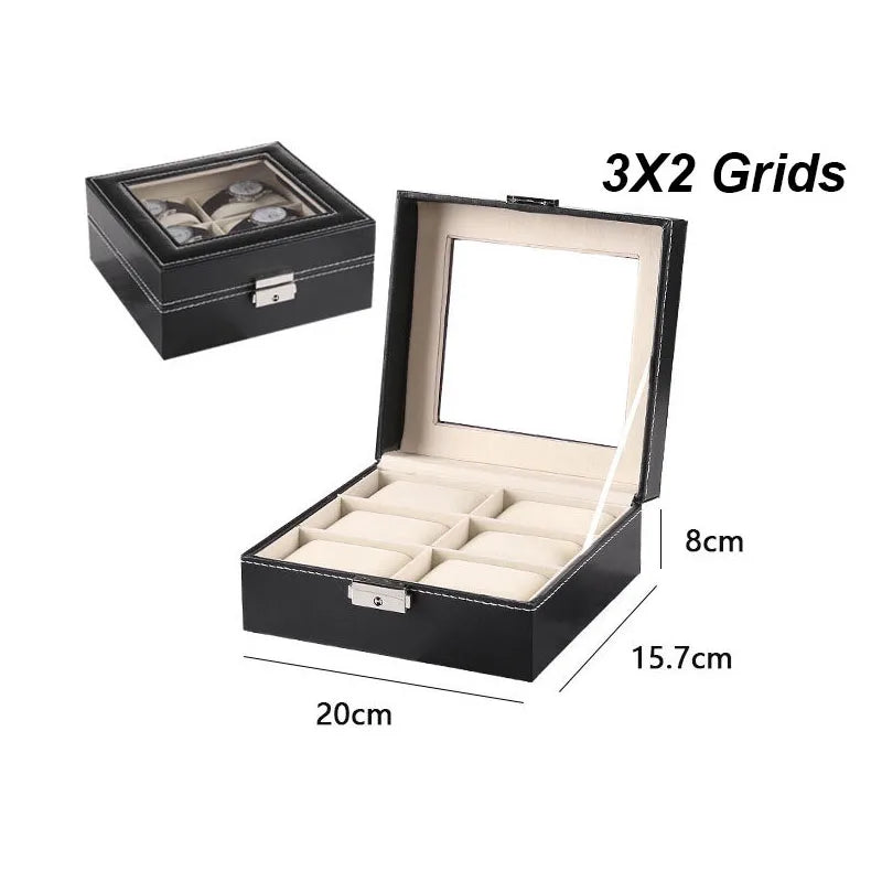 Traditional Leather Watch Display Box