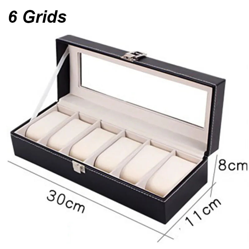 Traditional Leather Watch Display Box