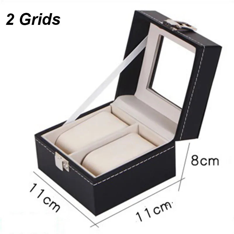 Traditional Leather Watch Display Box