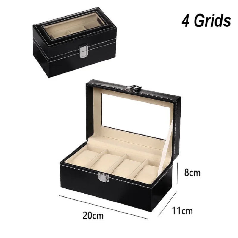 Traditional Leather Watch Display Box