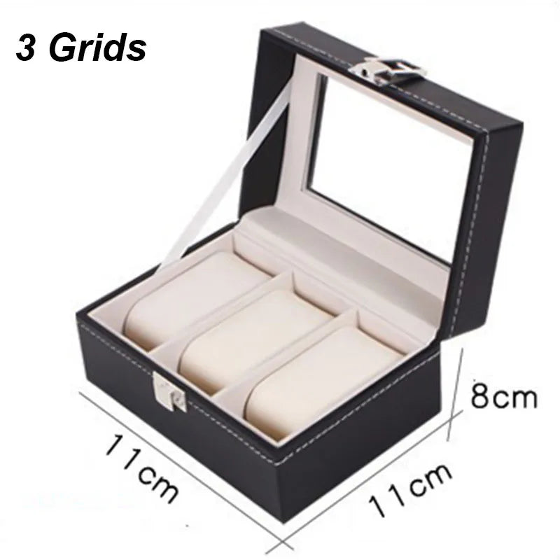 Traditional Leather Watch Display Box