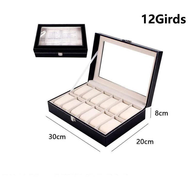 Traditional Leather Watch Display Box